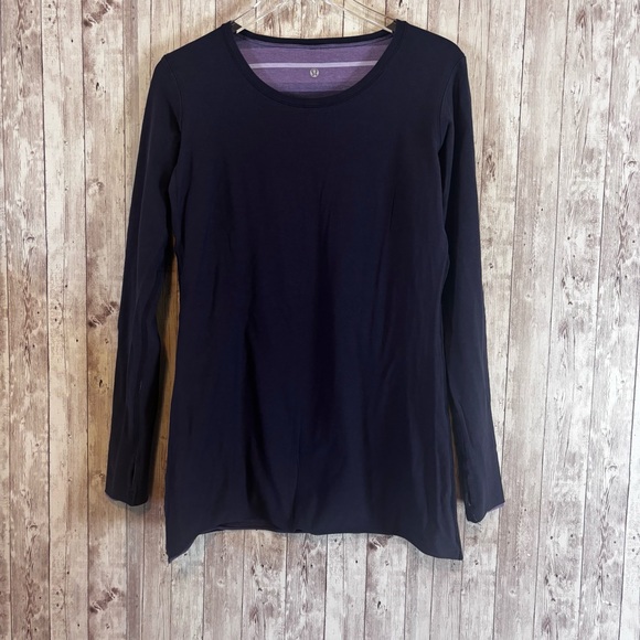 Lululemon Every Yogi Striped Reversible Long-Sleeve Tee - Picture 8 of 8